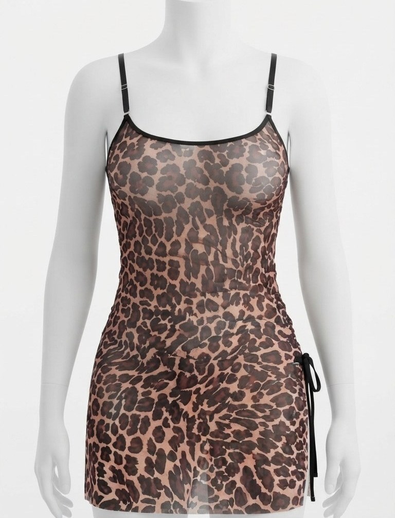 Sleepwear لباس خواب زنانه طرح پلنگی 5260