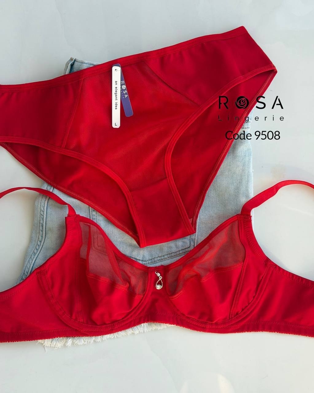 ست نخی بالاشیشه‌ای رُزا ROSA کد 9508